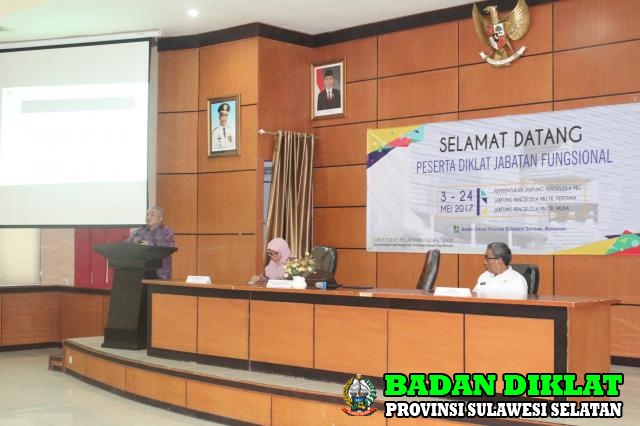 DIKLAT JABATAN FUNGSIONAL PENGELOLA PENGADAAN BARANG/JASA PEMERINTAH DI BPSDM PROV. SULSEL