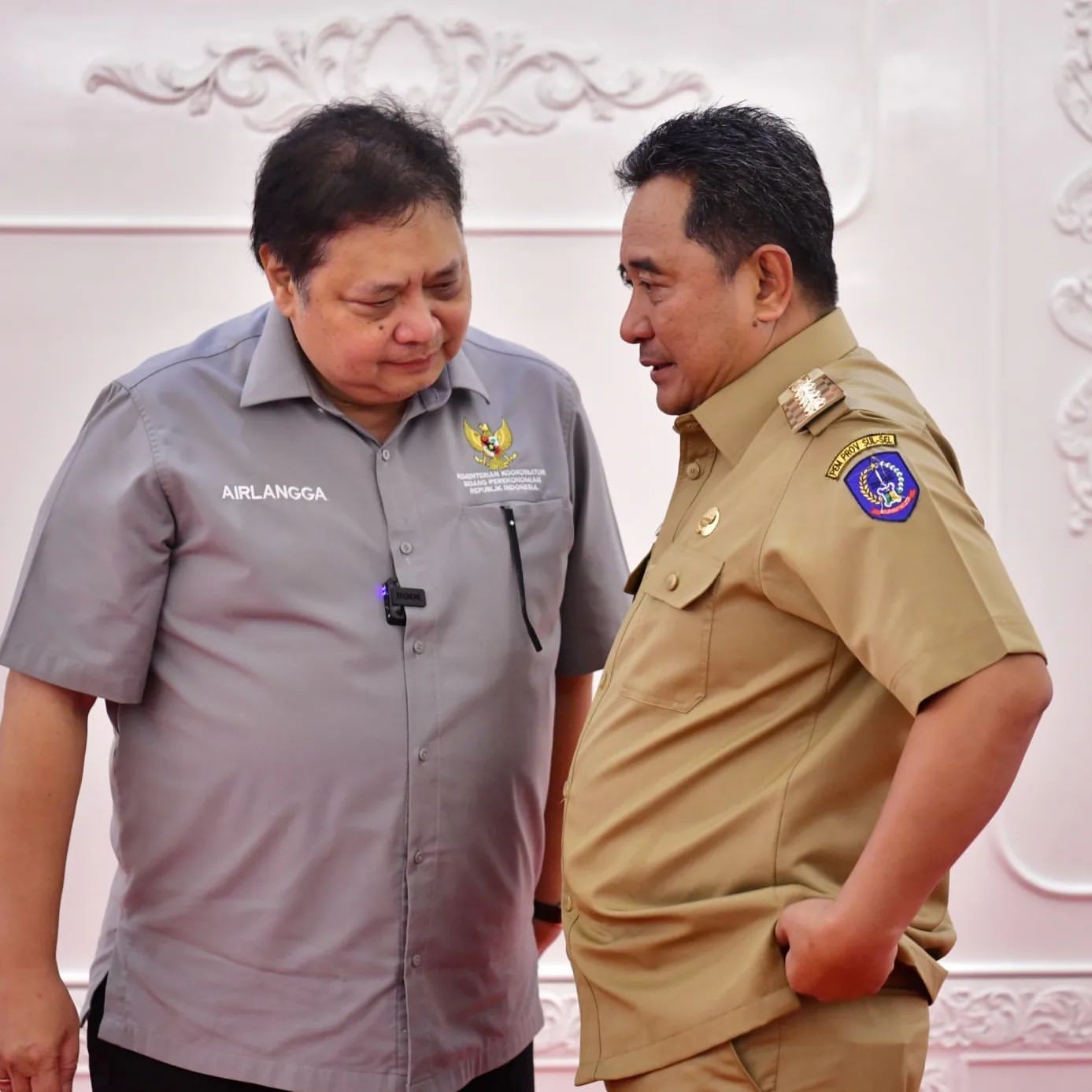 MENKO PEREKONOMIAN AIRLANGGA DUKUNG UPAYA PJ GUBERNUR SULSEL AJUKAN TAMBAHAN KUR KE PEMERINTAH PUSAT