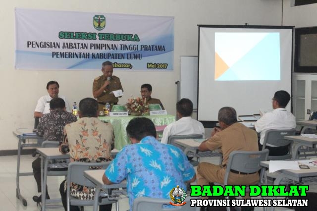 SELEKSI TERBUKA PENGISIAN JABATAN PIMPINAN TINGGI PRATAMA PEMERINTAH KABUPATEN LUWU