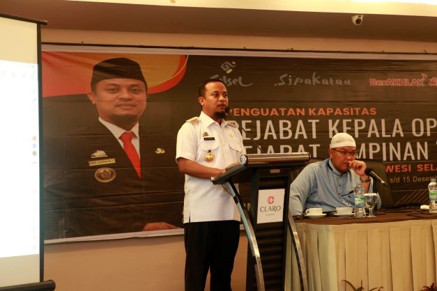 KEGIATAN PENGUATAN KAPASITAS PEJABAT PIMPINAN TINGGI / KEPALA OPD PEMPROV. SULSEL