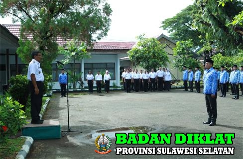 Upacara Pembukaan Diklat Prajabatan Gol. I &II Akt. VII & VIII K2 Badan Diklat Prov. Sul Sel