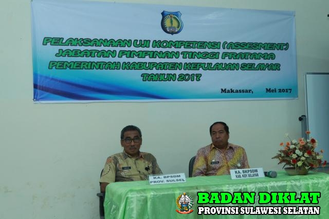 PELAKSANAAN UJI KOMPETENSI (ASSESSMENT) JPT PRATAMA PEMKAB. KEPULAUAN SELAYAR