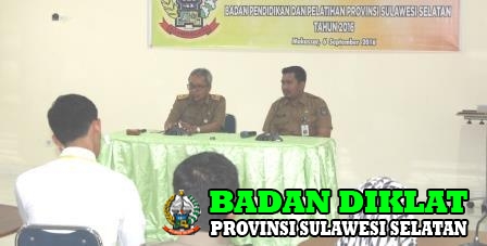 WORKSHOP PENYUSUNAN RKA - BADAN DIKLAT PROV. SULSEL T.A. 2016