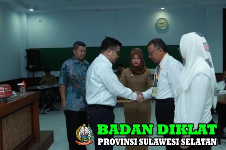 PEMBUKAAN DIKLAT CALON WIDYAISWARA ( CAWID )  BADAN DIKLAT PROVINSI SULAWESI SELATAN
