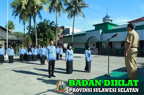 UPACARA PEMBUKAAN DIKLAT PRAJABATAN GOLONGAN II ANGKATAN II BADIKLAT PROVINSI 