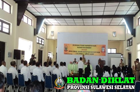 PEMBUKAAN DIKLAT KEPEMIMPINAN Tk. IV ANGKATAN XIX