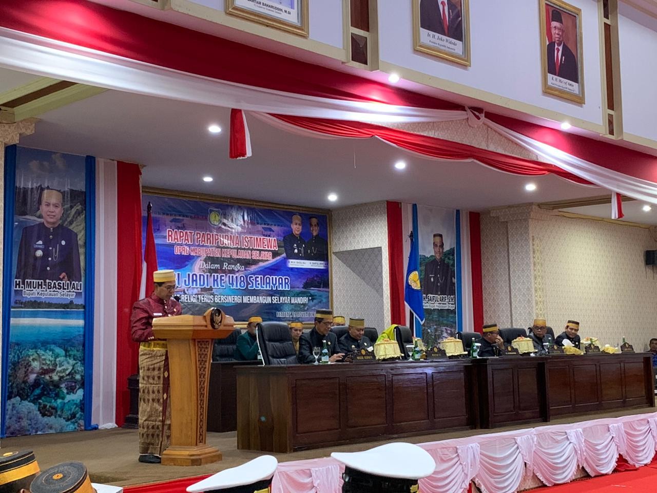 PROF. JUFRI HADIRI HARI JADI SELAYAR KE - 418