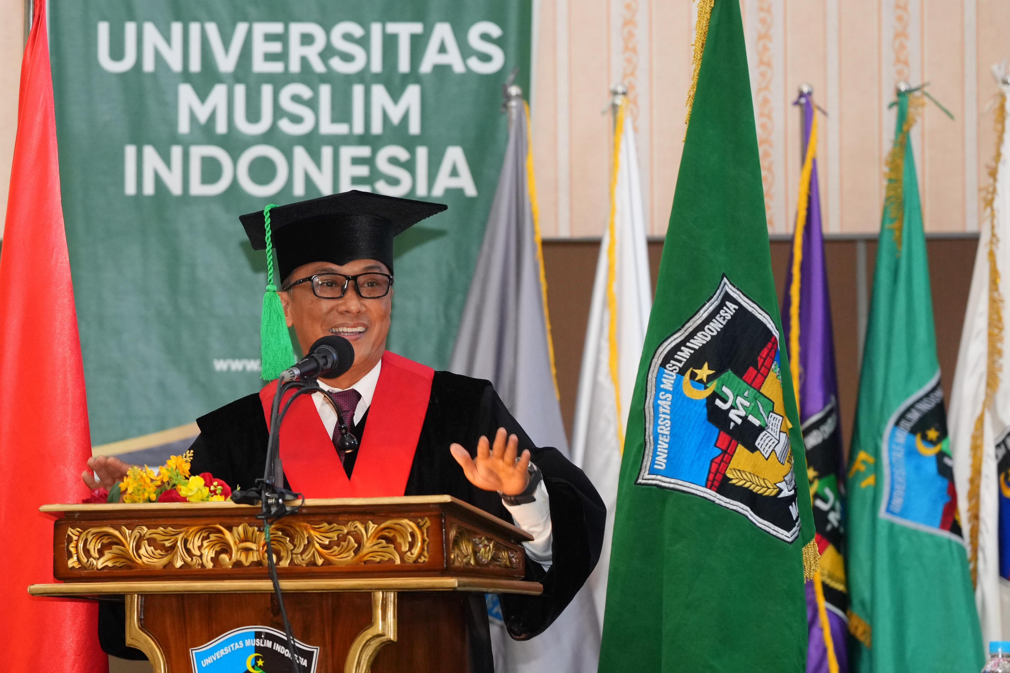 PJ Gub Sulsel Prof Zudan Narasumber Talkshow Rakernas BIG
