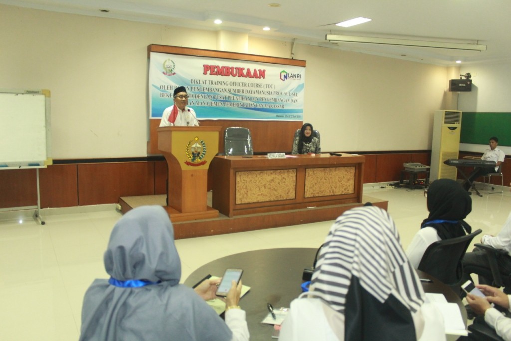 KEPALA BPSDM SULSEL BUKA DIKLAT TOC ANGKATAN I TAHUN 2019