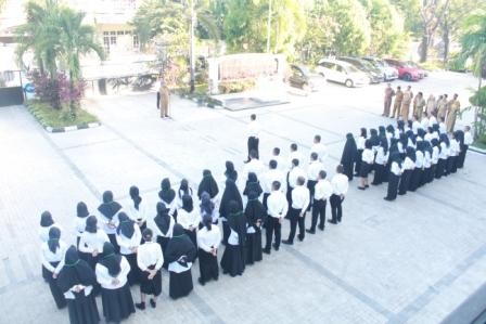 IRUP UPACARA DI KAMPUS 1, INI PESAN KEPALA BPSDM SULSEL