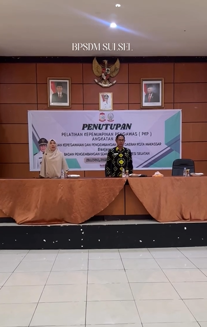 Penutupan Pelatihan Kepemimpinan Pengawas (PKP) Angkatan 21 Pemkot Makassar