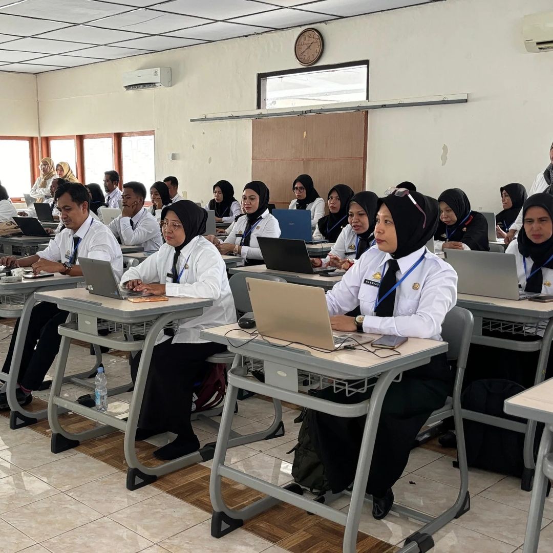 UJIAN EVALUASI AKADEMIK LEWAT CAT DI KAMPUS 2 BPSDM PROV. SULSEL