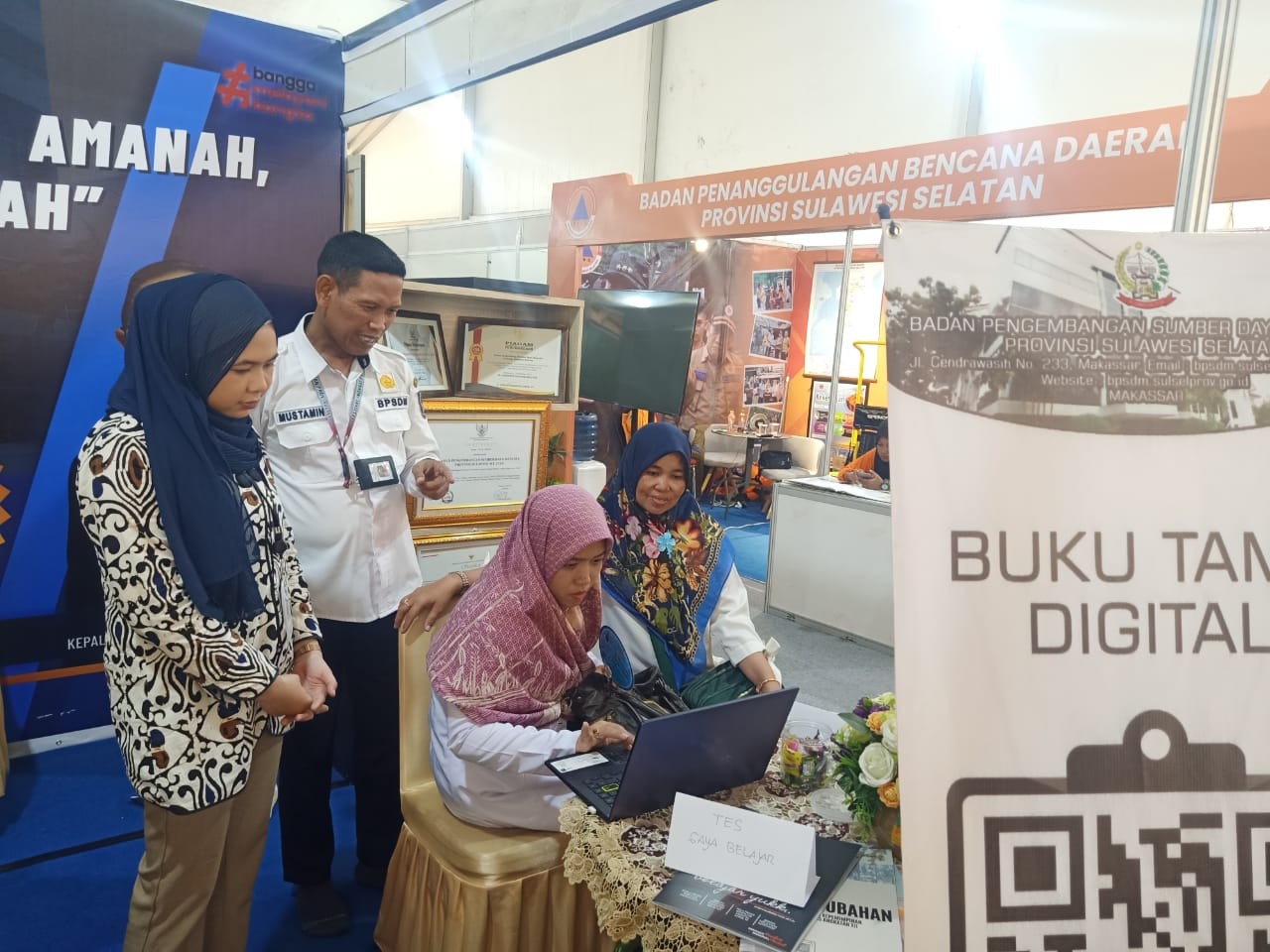 TES GAYA BELAJAR KAMU DI BOOTH BPSDM SULSEL