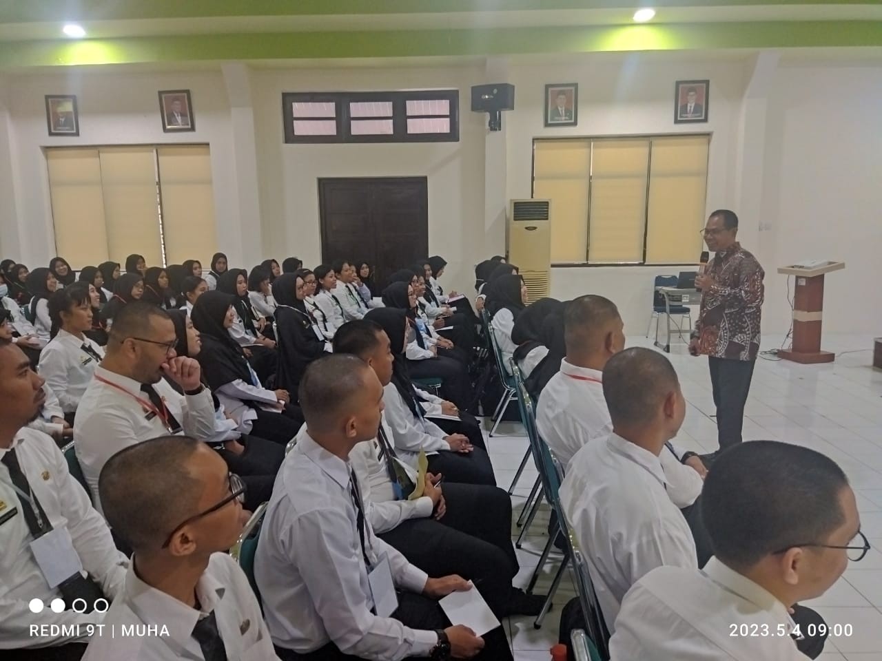 160 PESERTA LATSAR ANTUSIAS IKUTI CERAMAH UMUM PROF JUFRI