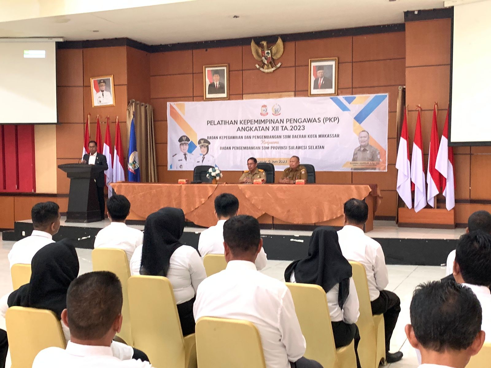 PEMBUKAAN PKP ANGK. XII KOTA MAKASSAR DI KAMPUS 1 BPSDM SULSEL