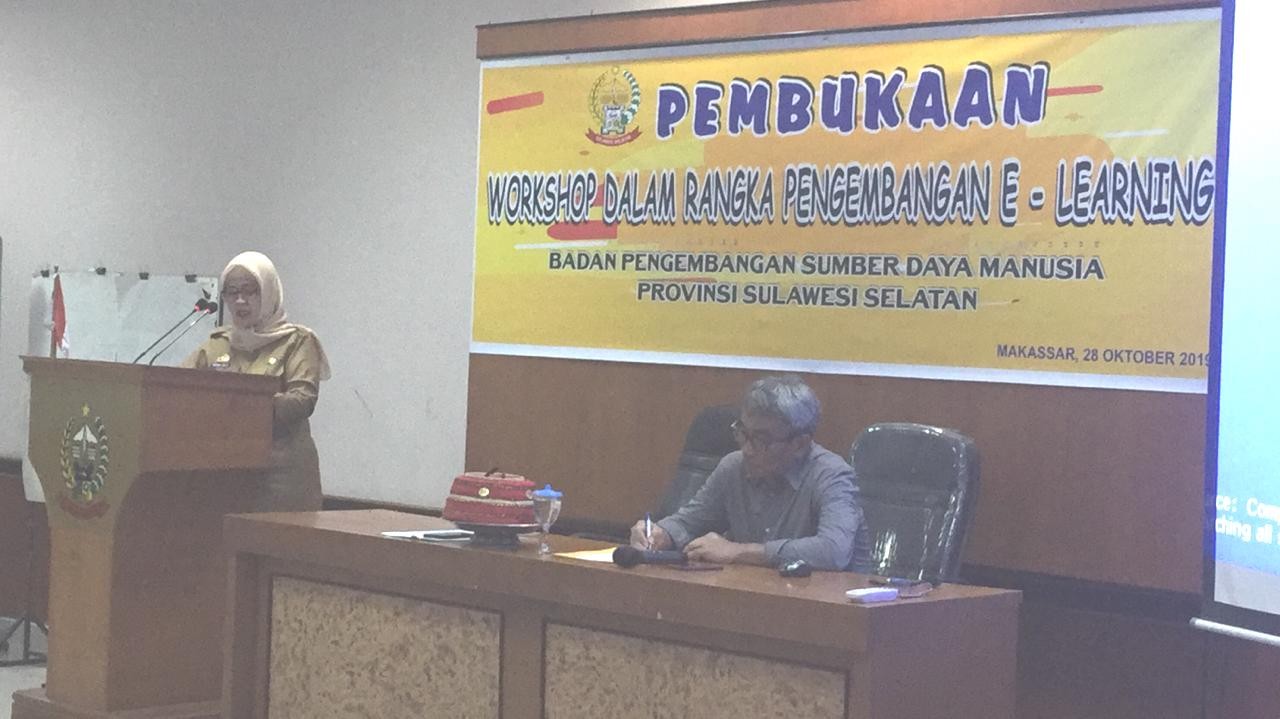 KABAN BUKA WORKSHOP DALAM RANGKA PENGEMBANGAN E-LEARNING