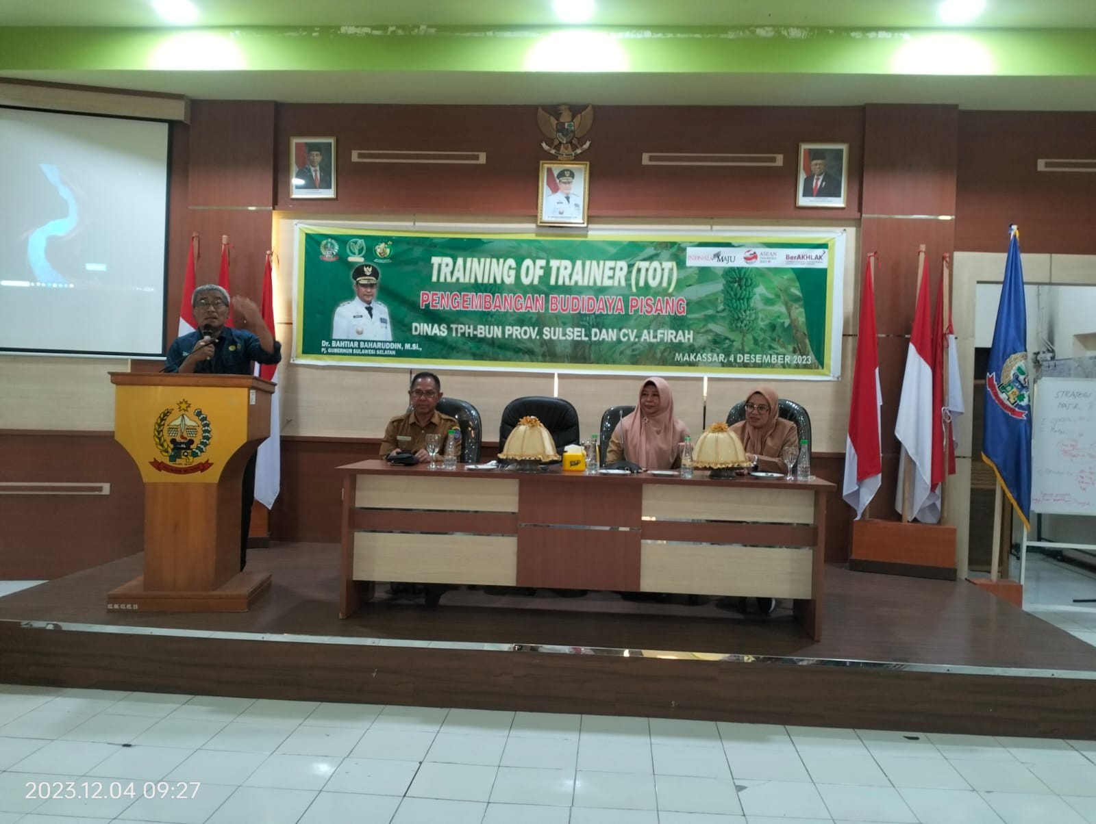 SETELAH MELAKUKAN TOM, KALI INI DINAS TPH-BUN PEMPROV. SULSEL GELAR TOT DI KAMPUS 2 BPSDM PROV. SULS