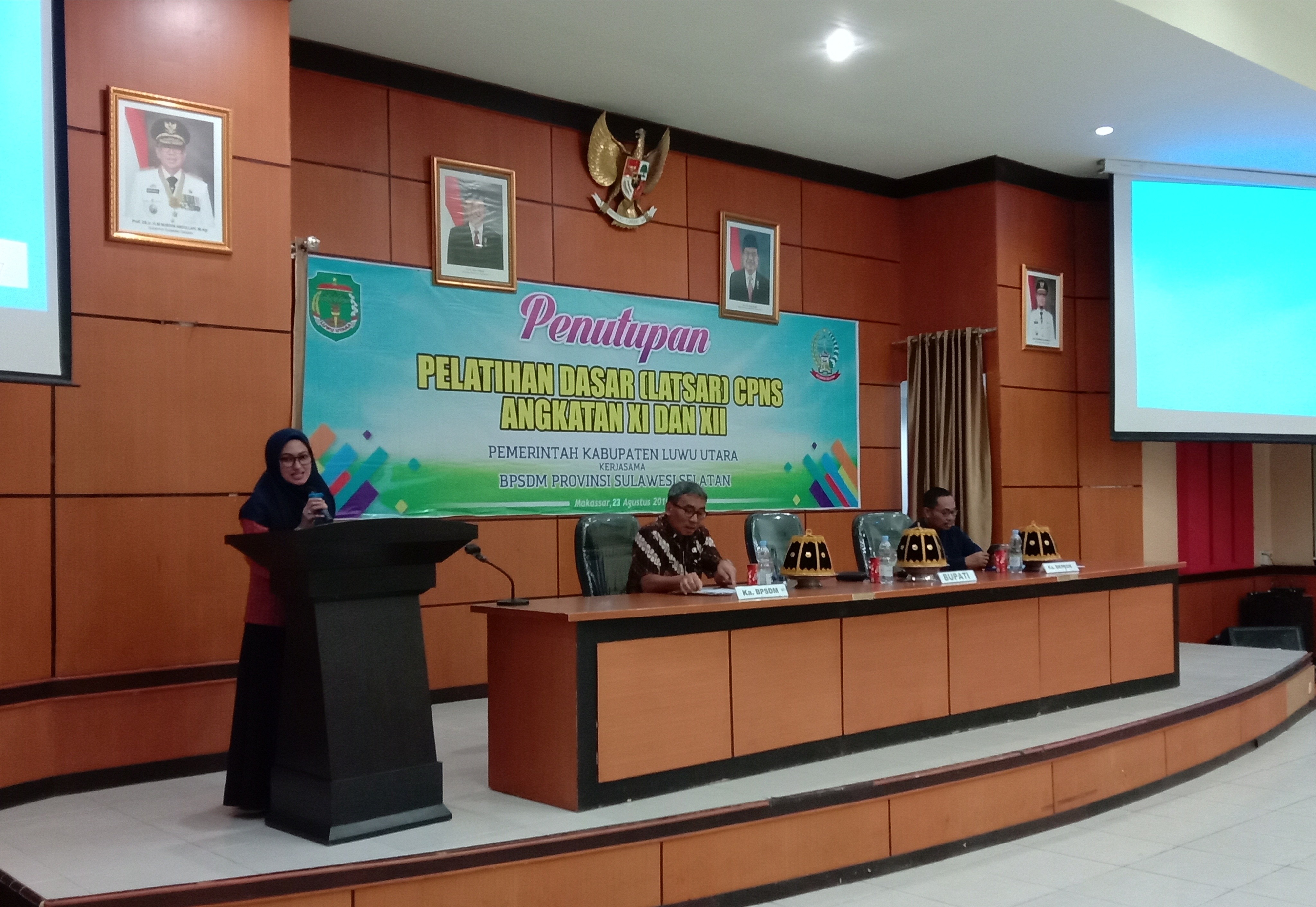 Latsar CPNS di BPSDM Sulsel Resmi Dilepas Bupati Lutra