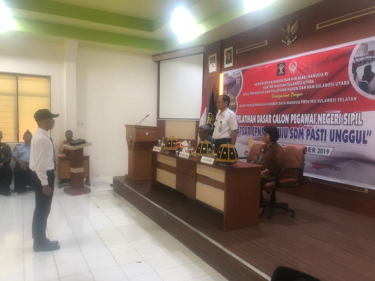 153 CPNS KEMENKUMHAM IKUTI LATSAR DI BPSDM SULSEL