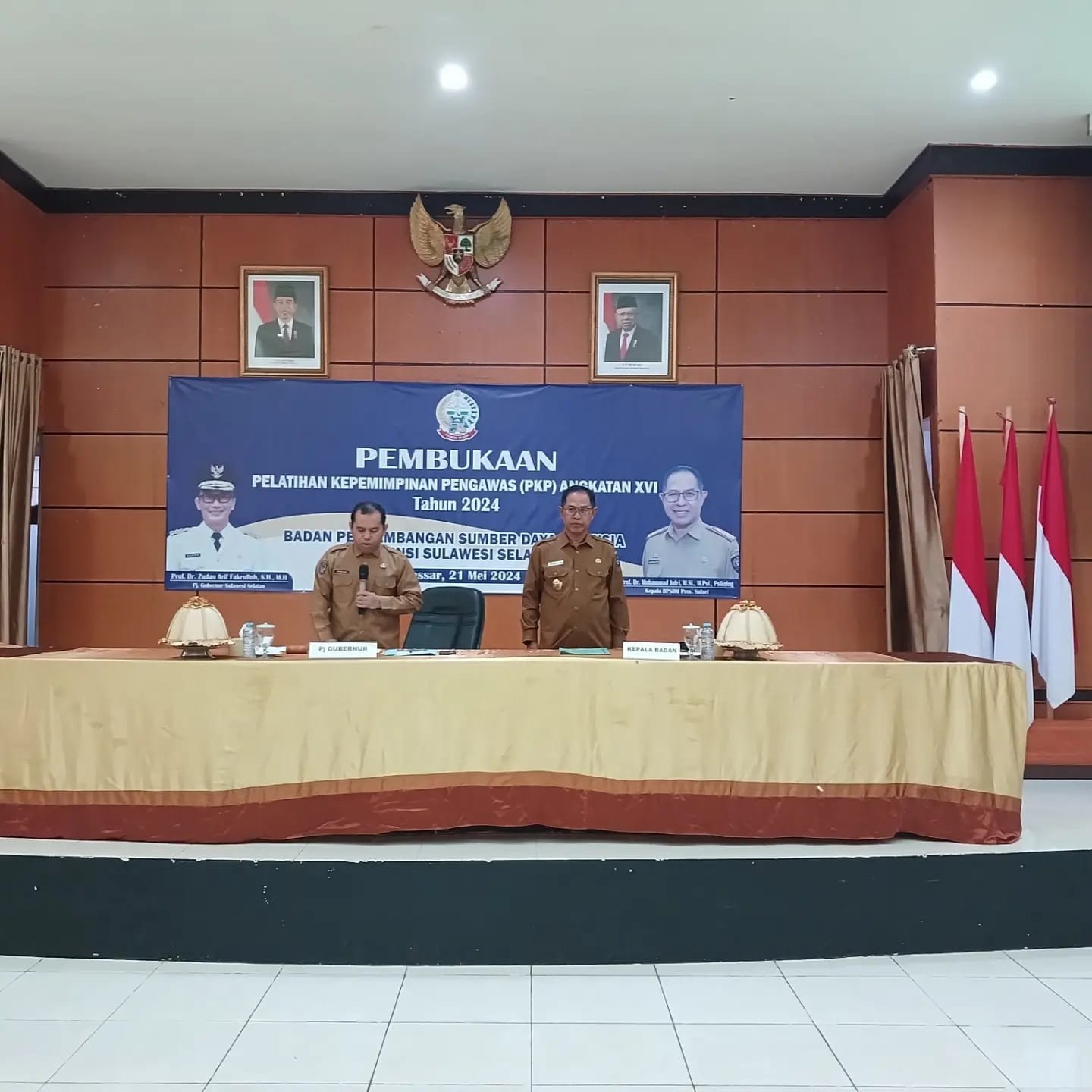 BPSDM PROV. SULSEL GELAR PKP PEMPROV. SULSEL DI AULA KAMPUS 2