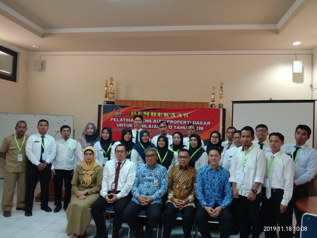 PELATIHAN PERENCANAAN PENILAIAN PROPERTI DASAR UNTUK PENILAIAN BMD 2019
