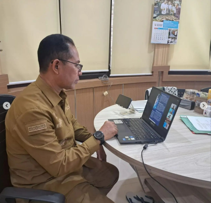 Prof. Jufri Ikuti Rakor Program Pelatihan Digital Leadership Academy Kerjasama Kemkominfo RI