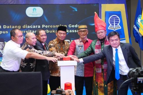 Wakili Mendagri, Prof Zudan Arif Fakrulloh Hadiri Peresmian Gedung Universitas Terbuka Makassar