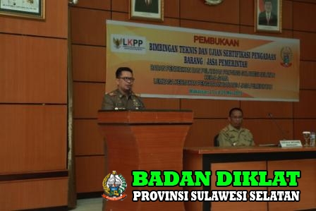 SAMBUTAN KEPALA BADAN DIKLAT PROV. SUL-SEL