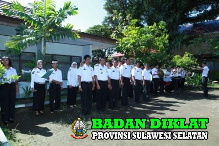 Pejabat Struktural dan Korsik Badan Diklat Prov. Sul Sel
